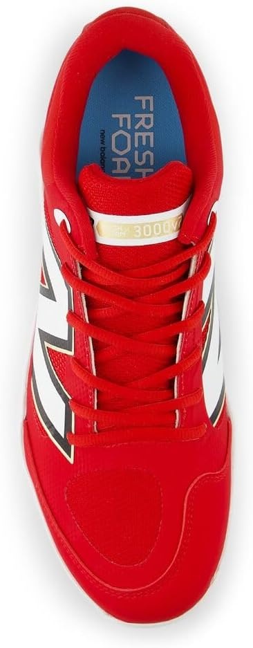 image:imageNew Balance Mens Fresh Foam 3000 V7 Molded Baseball ShoeTeam RedWhite