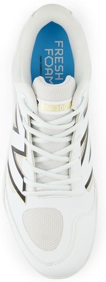 image:imageNew Balance Mens Fresh Foam 3000 V7 Molded Baseball ShoeWhiteBlack
