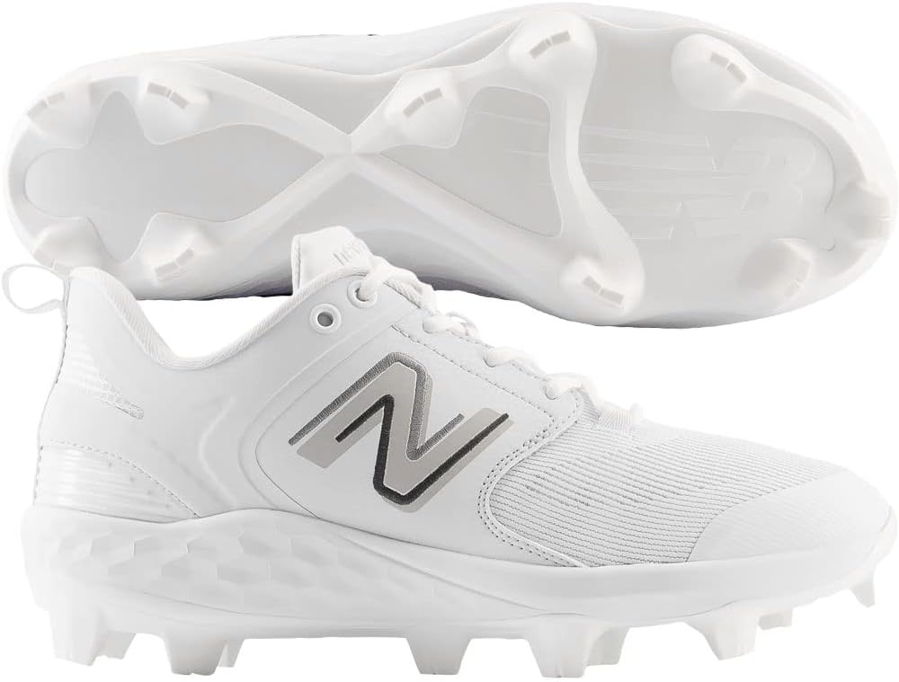 image:imageNew Balance Mens Fresh Foam 3000 V7 Molded Baseball ShoeWhiteWhite