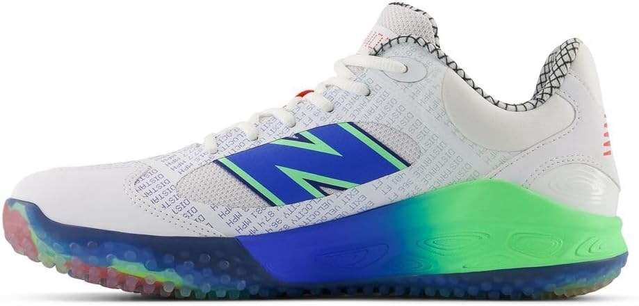 image:imageNew Balance Mens Fresh Foam 3000 V7 TurfTrainerWhiteElectric JadeBright Lapis