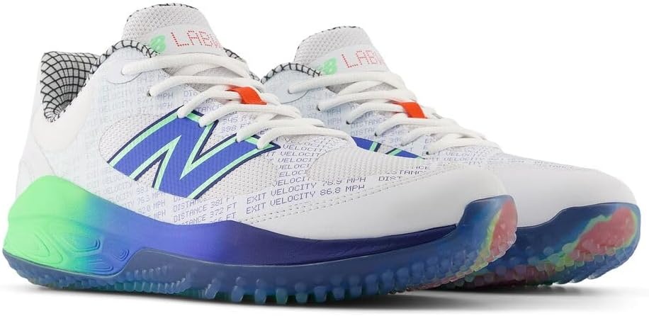 image:imageNew Balance Mens Fresh Foam 3000 V7 TurfTrainerWhiteElectric JadeBright Lapis