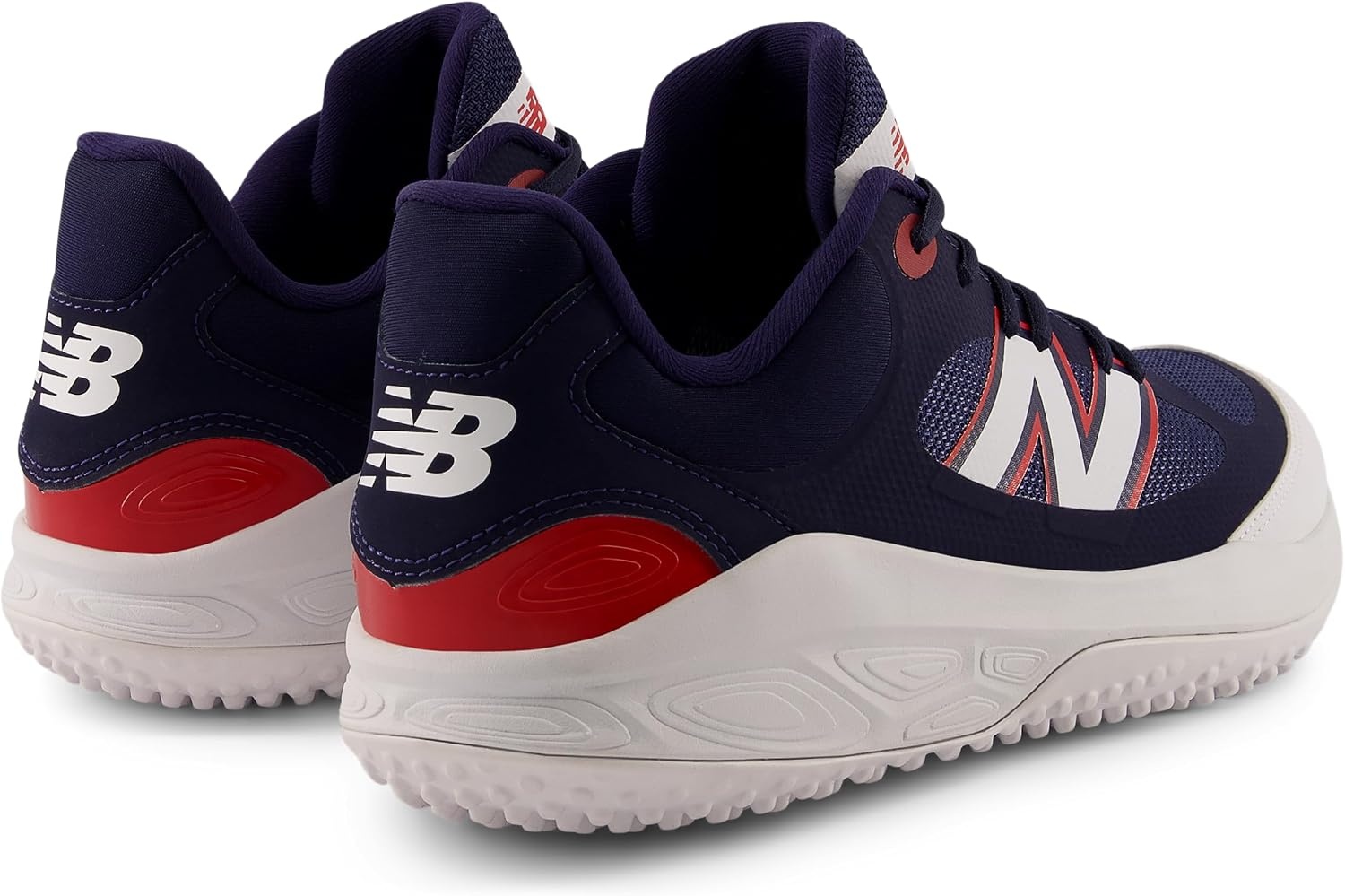 image:imageNew Balance Mens Fresh Foam 3000 V7 TurfTrainerWhiteTeam RedTeam Navy