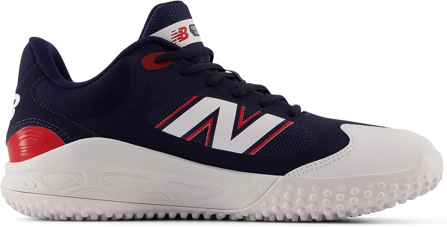 image:imageNew Balance Mens Fresh Foam 3000 V7 TurfTrainerWhiteTeam RedTeam Navy