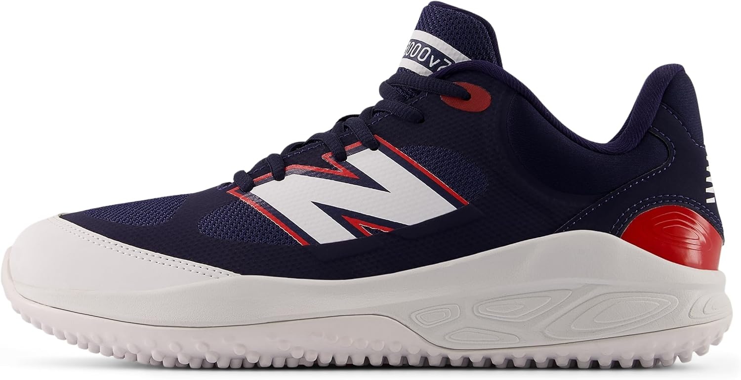 image:imageNew Balance Mens Fresh Foam 3000 V7 TurfTrainerWhiteTeam RedTeam Navy