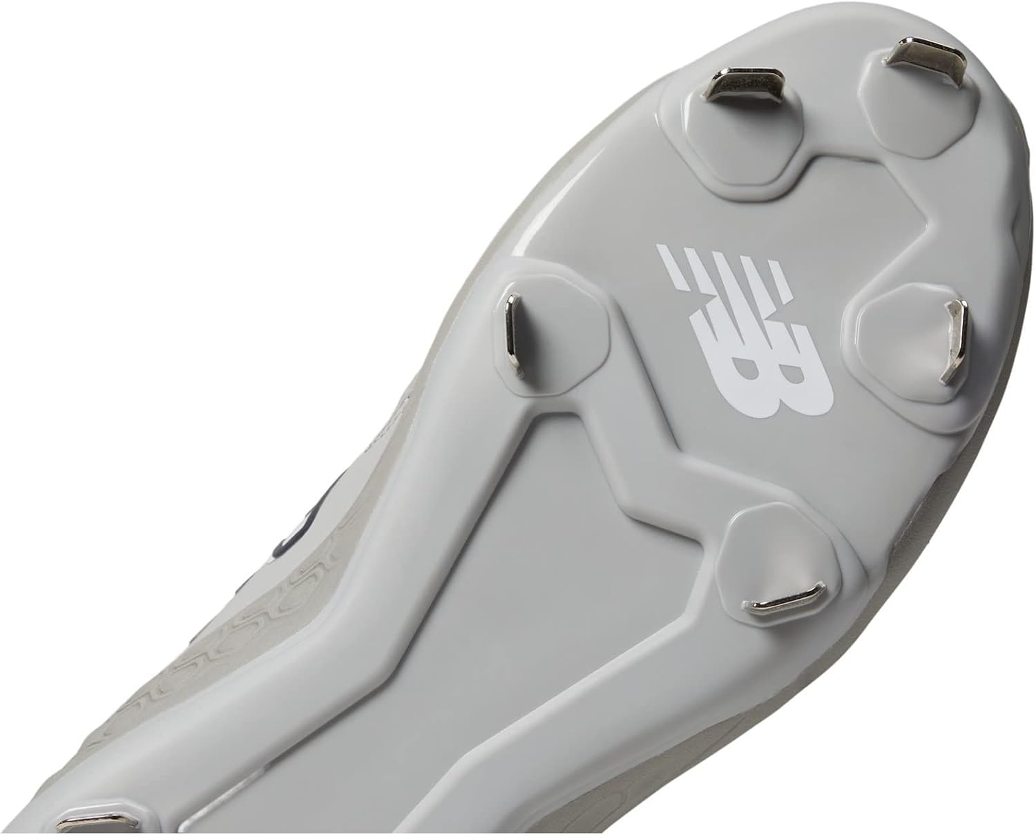 image:imageNew Balance Mens Fresh Foam X 3000 V6 Metal Baseball ShoesGreyWhite
