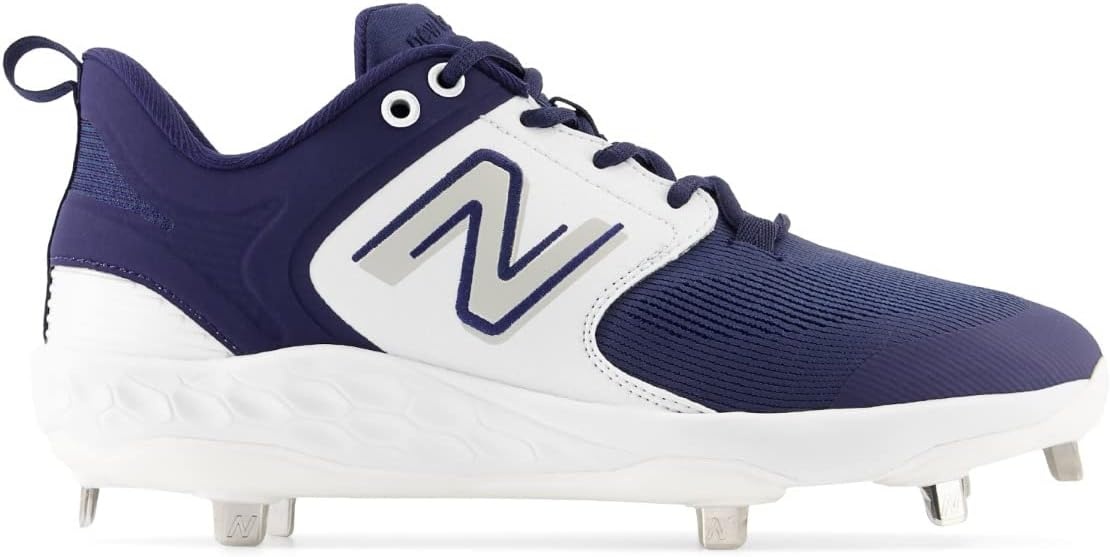 image:imageNew Balance Mens Fresh Foam X 3000 V6 Metal Baseball ShoesNavyWhite