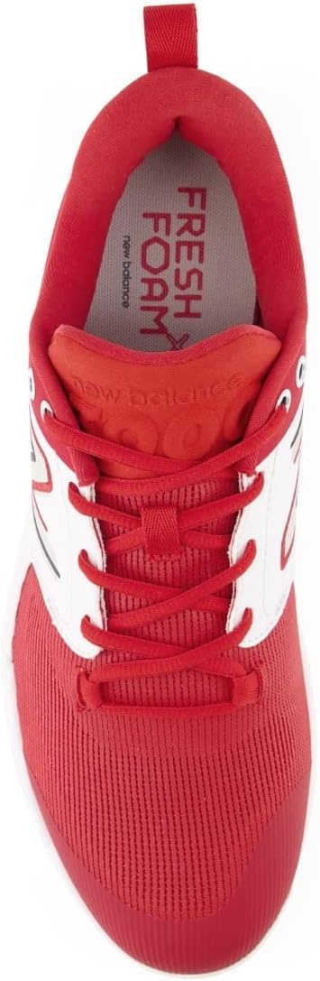 image:imageNew Balance Mens Fresh Foam X 3000 V6 Metal Baseball ShoesRedWhite