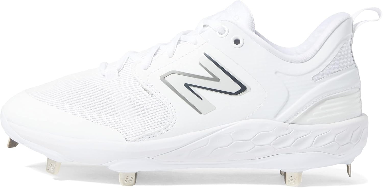 image:imageNew Balance Mens Fresh Foam X 3000 V6 Metal Baseball ShoesWhiteBlack