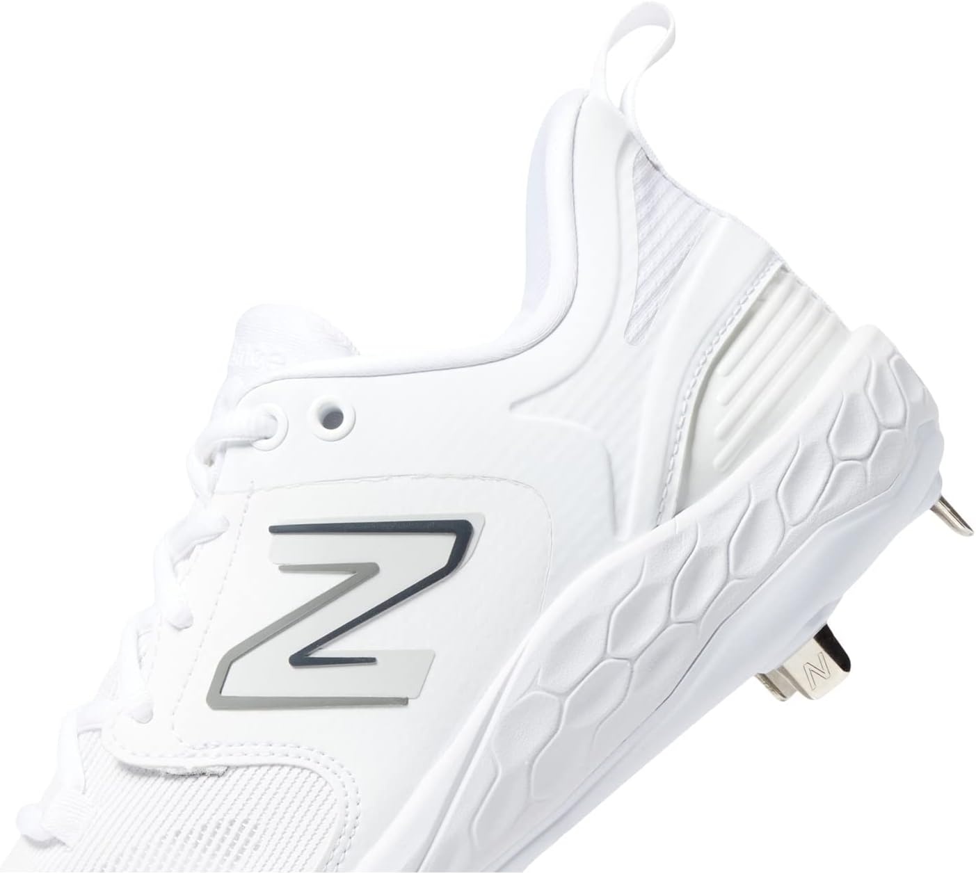 image:imageNew Balance Mens Fresh Foam X 3000 V6 Metal Baseball ShoesWhiteBlack