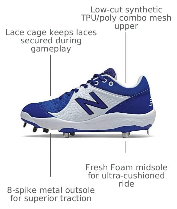 image:imageNew Balance Mens Fresh Foam X 3000 V7 MoldedRoyalWhite
