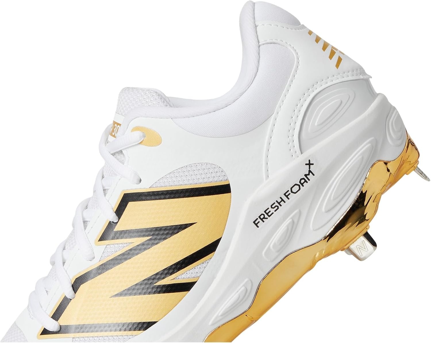 image:imageNew Balance Mens Fresh Foam X 3000 V7WhiteMetallic Gold