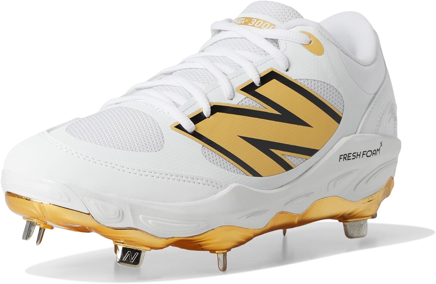 image:imageNew Balance Mens Fresh Foam X 3000 V7WhiteMetallic Gold
