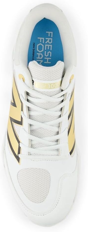 image:imageNew Balance Mens Fresh Foam X 3000 V7WhiteMetallic GoldThunder