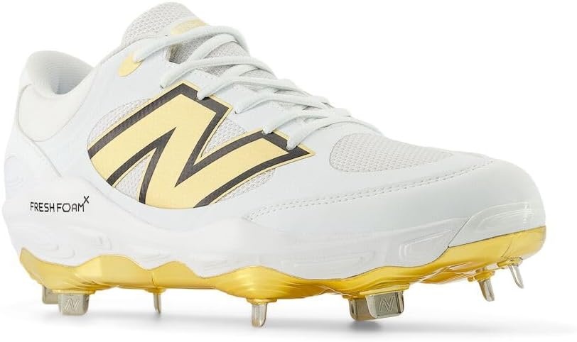 image:imageNew Balance Mens Fresh Foam X 3000 V7WhiteMetallic GoldThunder