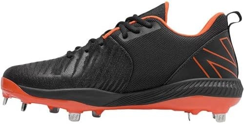 image:imageNew Balance Mens FuelCell 4040 V6 Metal Baseball ShoesBlackOrange