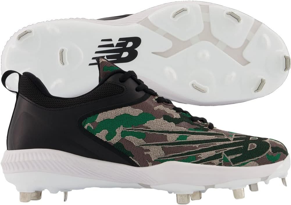 image:imageNew Balance Mens FuelCell 4040 V6 Metal Baseball ShoesBlackPebbleBison