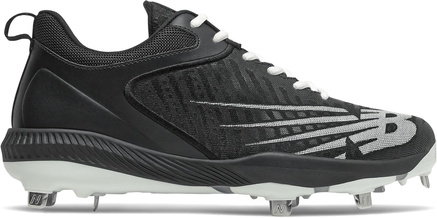 image:imageNew Balance Mens FuelCell 4040 V6 Metal Baseball ShoesBlackWhite