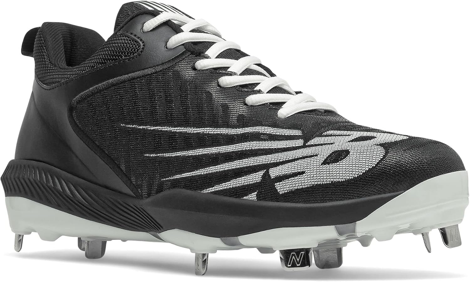 image:imageNew Balance Mens FuelCell 4040 V6 Metal Baseball ShoesBlackWhite