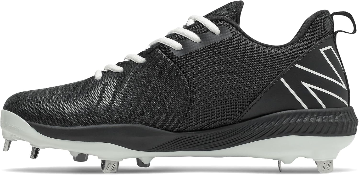 image:imageNew Balance Mens FuelCell 4040 V6 Metal Baseball ShoesBlackWhite