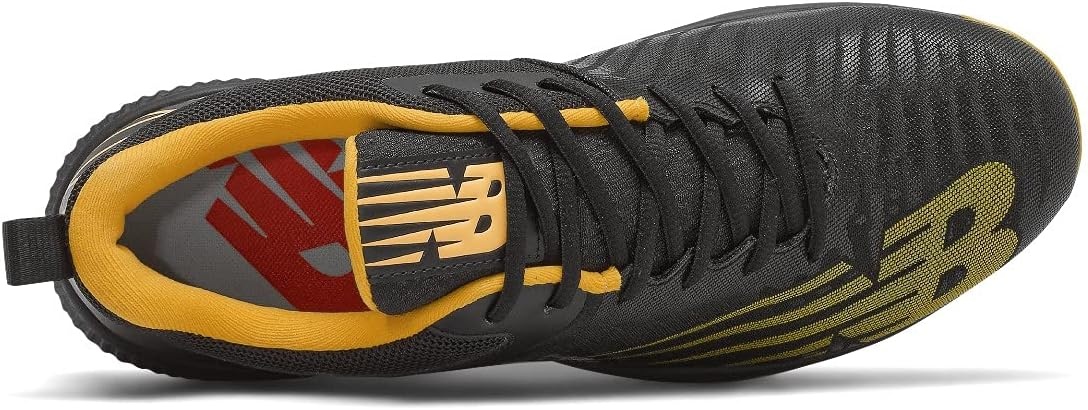image:imageNew Balance Mens FuelCell 4040 V6 Metal Baseball ShoesBlackYellow