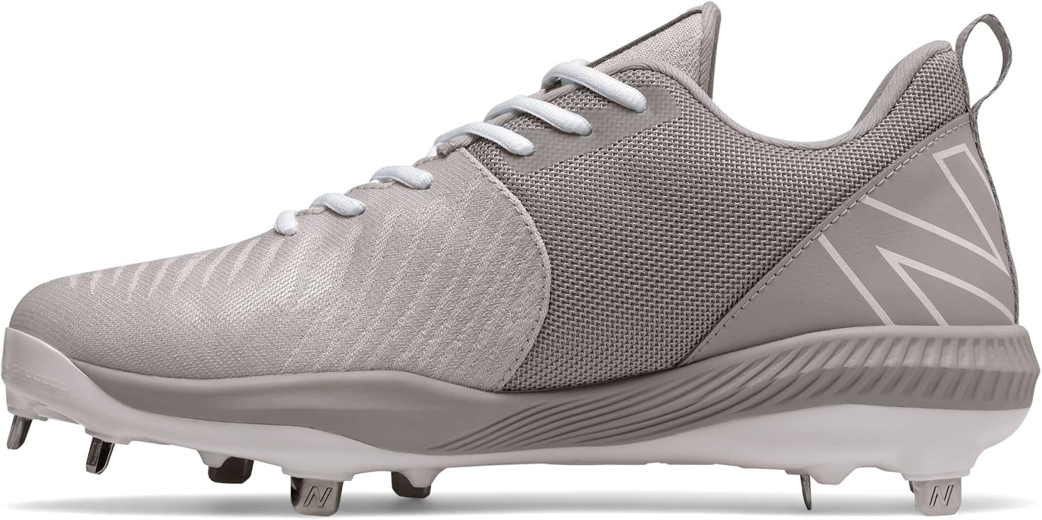 image:imageNew Balance Mens FuelCell 4040 V6 Metal Baseball ShoesGreyWhite