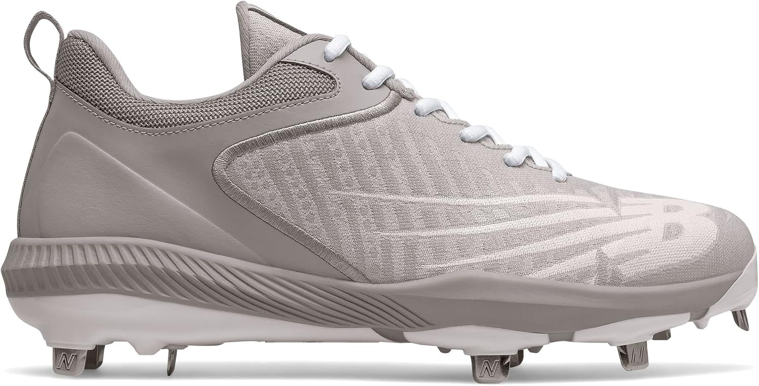 image:imageNew Balance Mens FuelCell 4040 V6 Metal Baseball ShoesGreyWhite