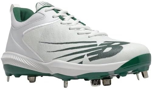 image:imageNew Balance Mens FuelCell 4040 V6 Metal Baseball ShoesTeam Forest GreenWhite