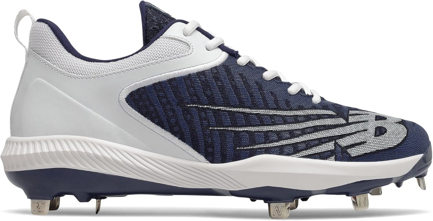 image:imageNew Balance Mens FuelCell 4040 V6 Metal Baseball ShoesTeam NavyWhite