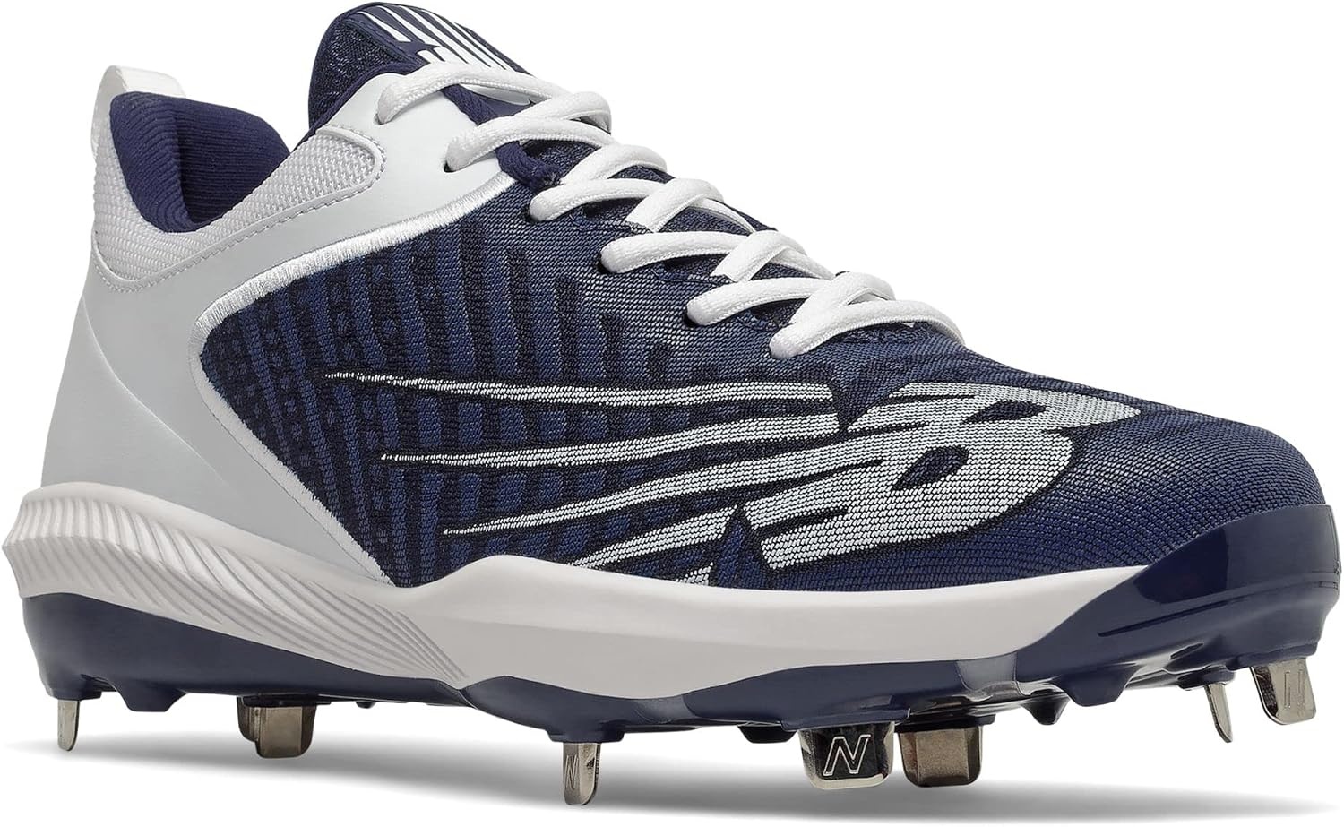 image:imageNew Balance Mens FuelCell 4040 V6 Metal Baseball ShoesTeam NavyWhite
