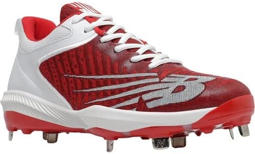 image:imageNew Balance Mens FuelCell 4040 V6 Metal Baseball ShoesTeam RedWhite