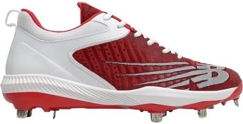image:imageNew Balance Mens FuelCell 4040 V6 Metal Baseball ShoesTeam RedWhite