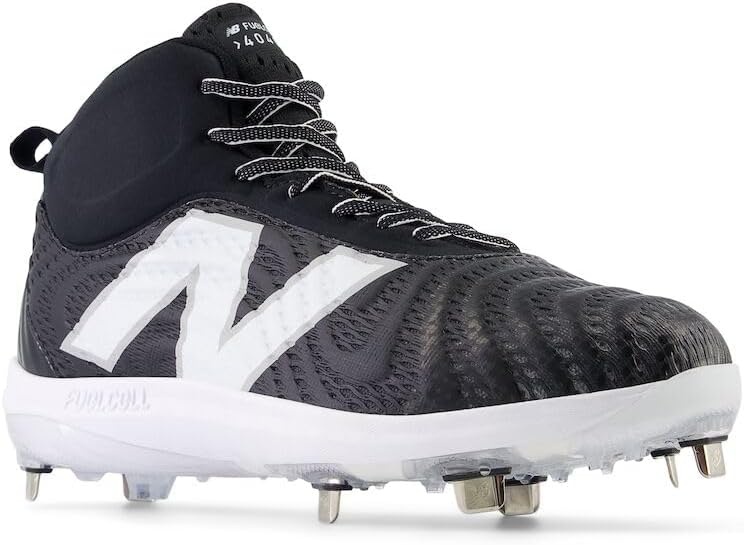 image:imageNew Balance Mens FuelCell 4040 V7 MidMetalBlackOptic White