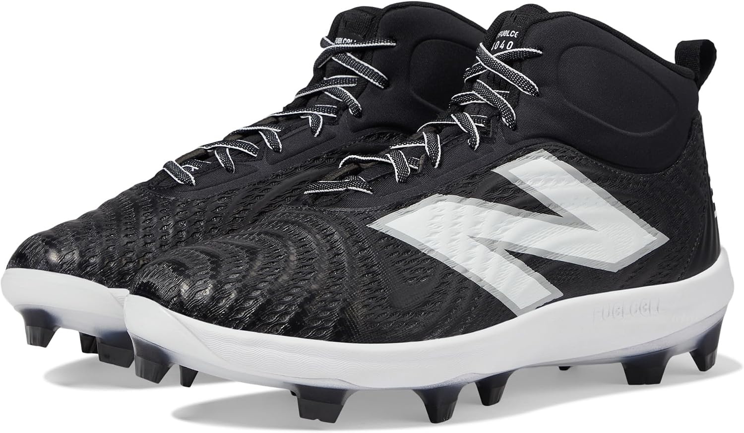 image:imageNew Balance Mens FuelCell 4040 V7 MidMoldedBlackOptic White