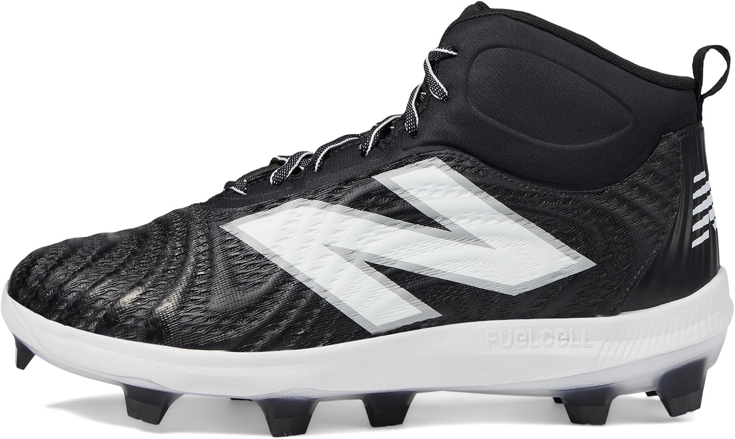 image:imageNew Balance Mens FuelCell 4040 V7 MidMoldedBlackOptic White