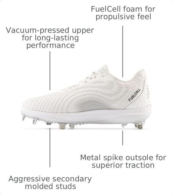 image:imageNew Balance Mens FuelCell 4040 V7 MoldedOptic WhiteRaincloud