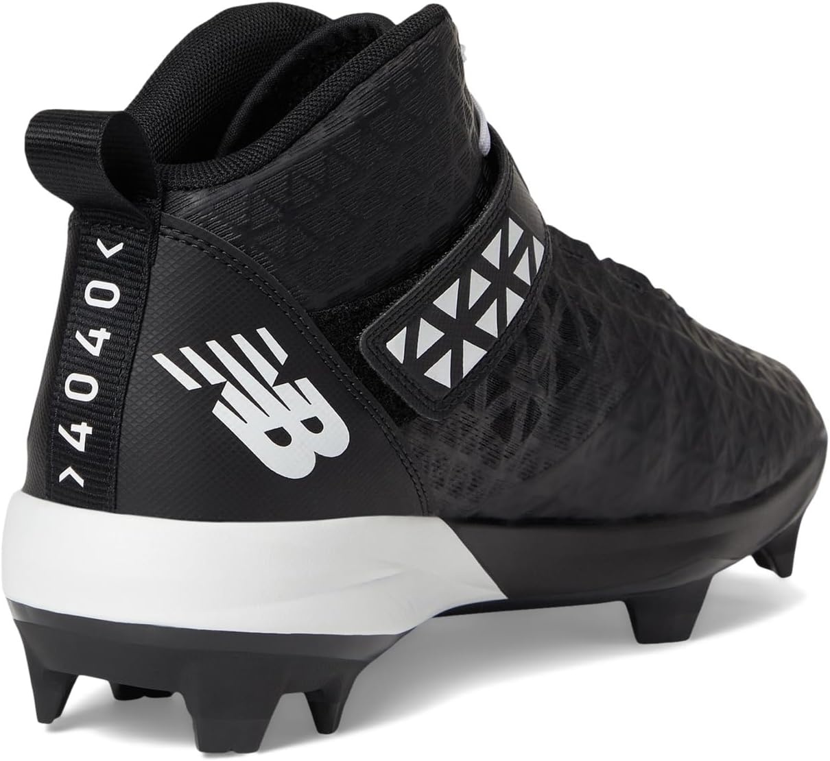 image:imageNew Balance Mens FuelCell 4040 V8 MidMolded Baseball CleatsBlackWhite