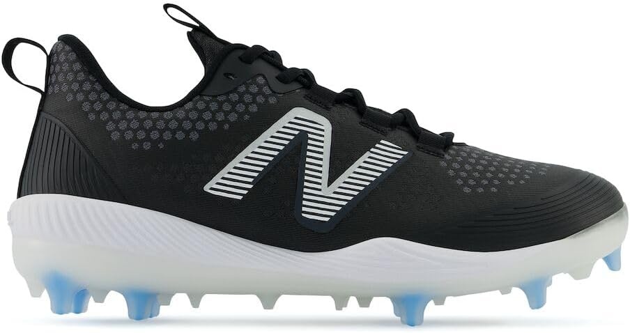 image:imageNew Balance Mens FuelCell Comp V3 Baseball ShoesBlackWhite