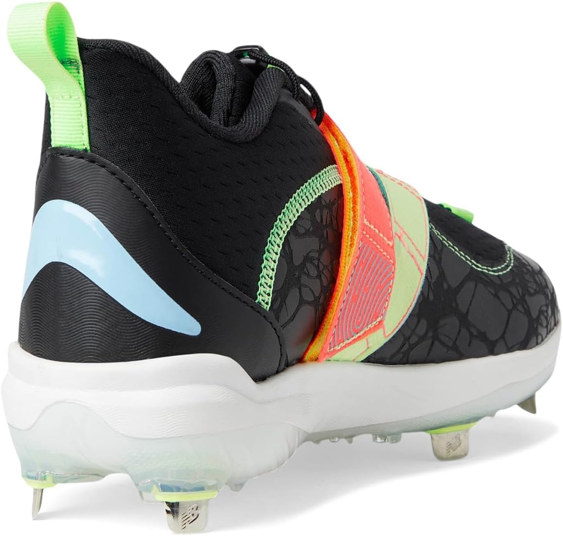 image:imageNew Balance Mens FuelCell Lindor V2 Metal Baseball ShoesBlackNeon Dragonfly