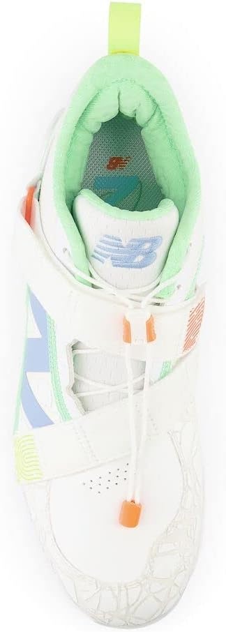 image:imageNew Balance Mens FuelCell Lindor V2 Metal Baseball ShoesOptic WhiteNeon DragonflyElectric Jade