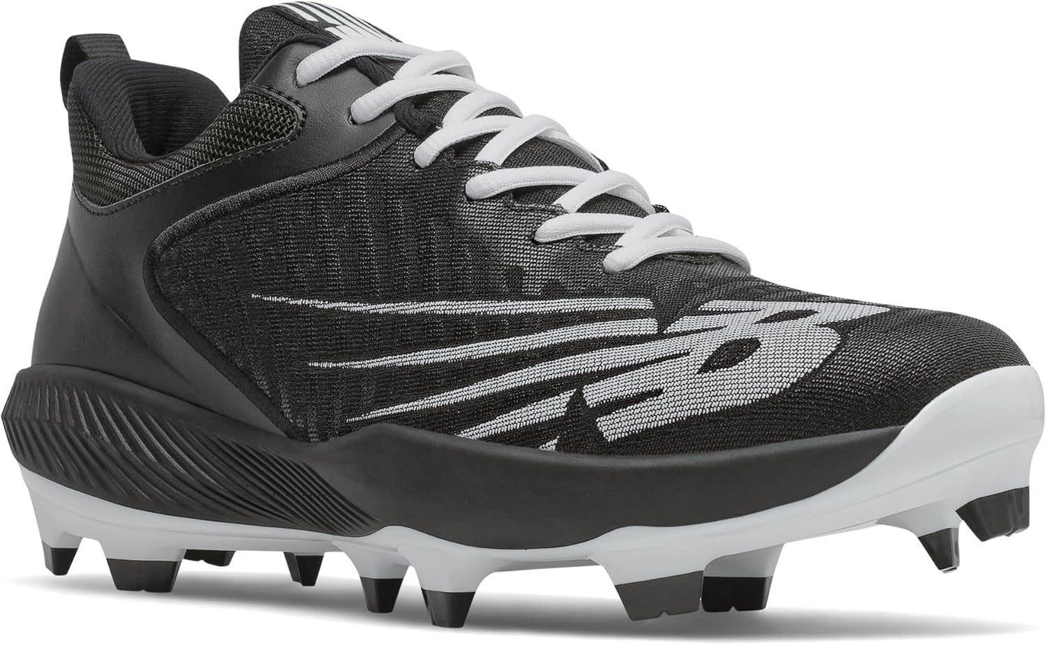 image:imageNew Balance Mens Fuelcell 4040 V6 Baseball CleatsBlackWhite