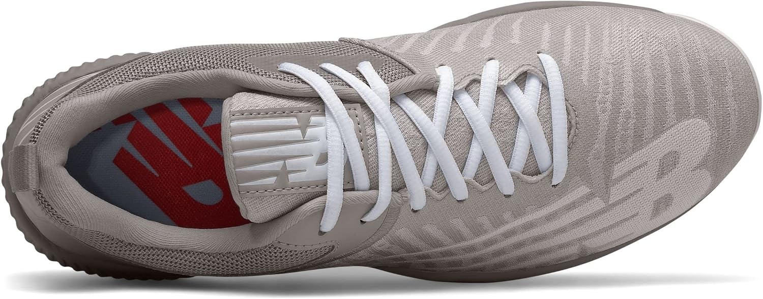 image:imageNew Balance Mens Fuelcell 4040 V6 Baseball CleatsGreyWhite
