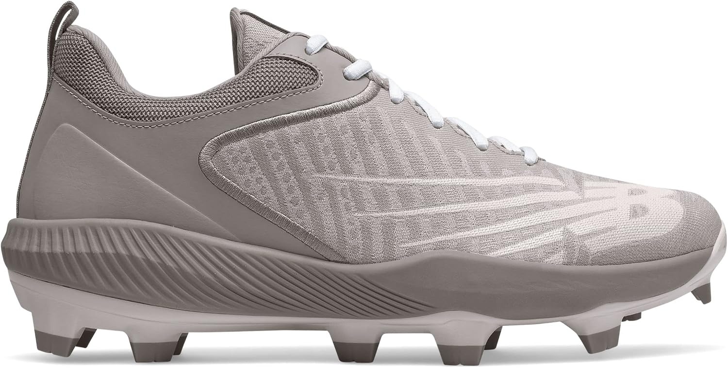 image:imageNew Balance Mens Fuelcell 4040 V6 Baseball CleatsGreyWhite