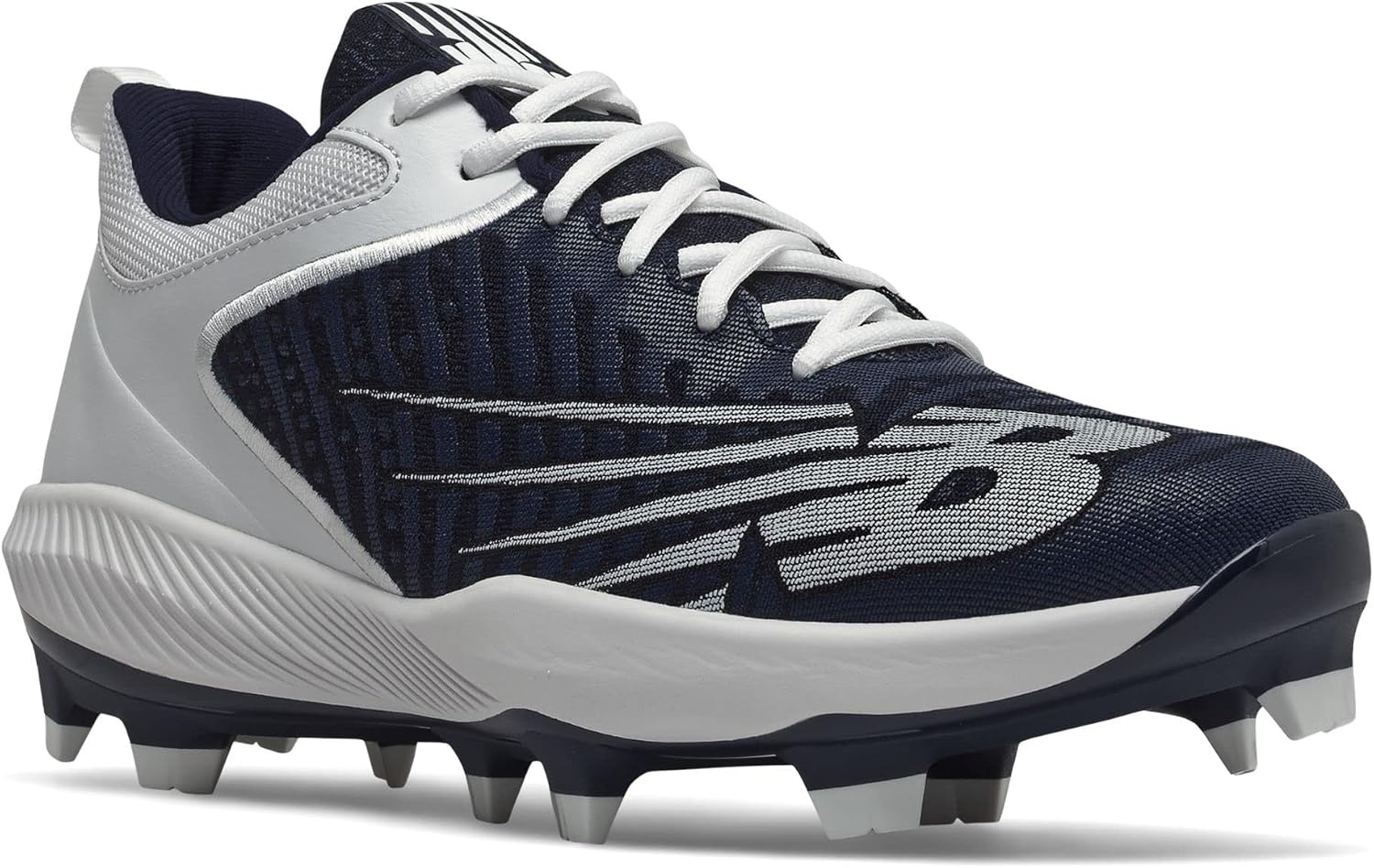 image:imageNew Balance Mens Fuelcell 4040 V6 Baseball CleatsTeam NavyWhite