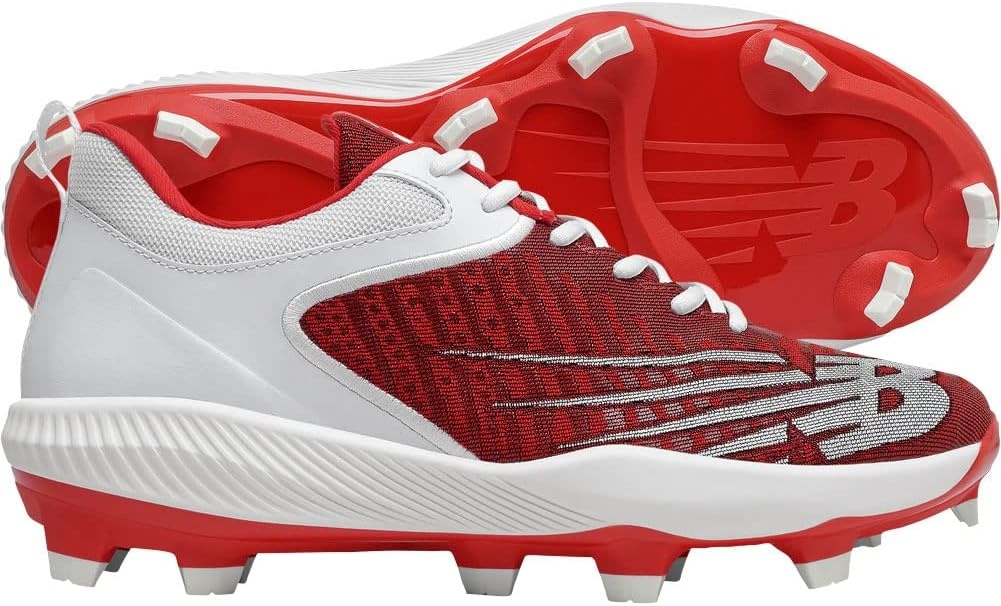 image:imageNew Balance Mens Fuelcell 4040 V6 Baseball CleatsTeam RedWhite