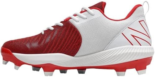 image:imageNew Balance Mens Fuelcell 4040 V6 Baseball CleatsTeam RedWhite