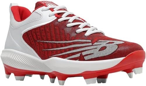 image:imageNew Balance Mens Fuelcell 4040 V6 Baseball CleatsTeam RedWhite