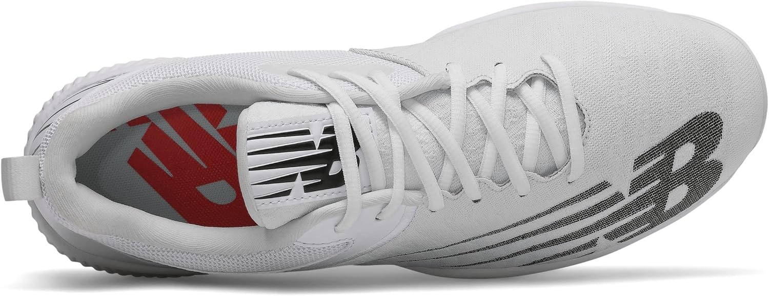 image:imageNew Balance Mens Fuelcell 4040 V6 Baseball CleatsWhiteBlack
