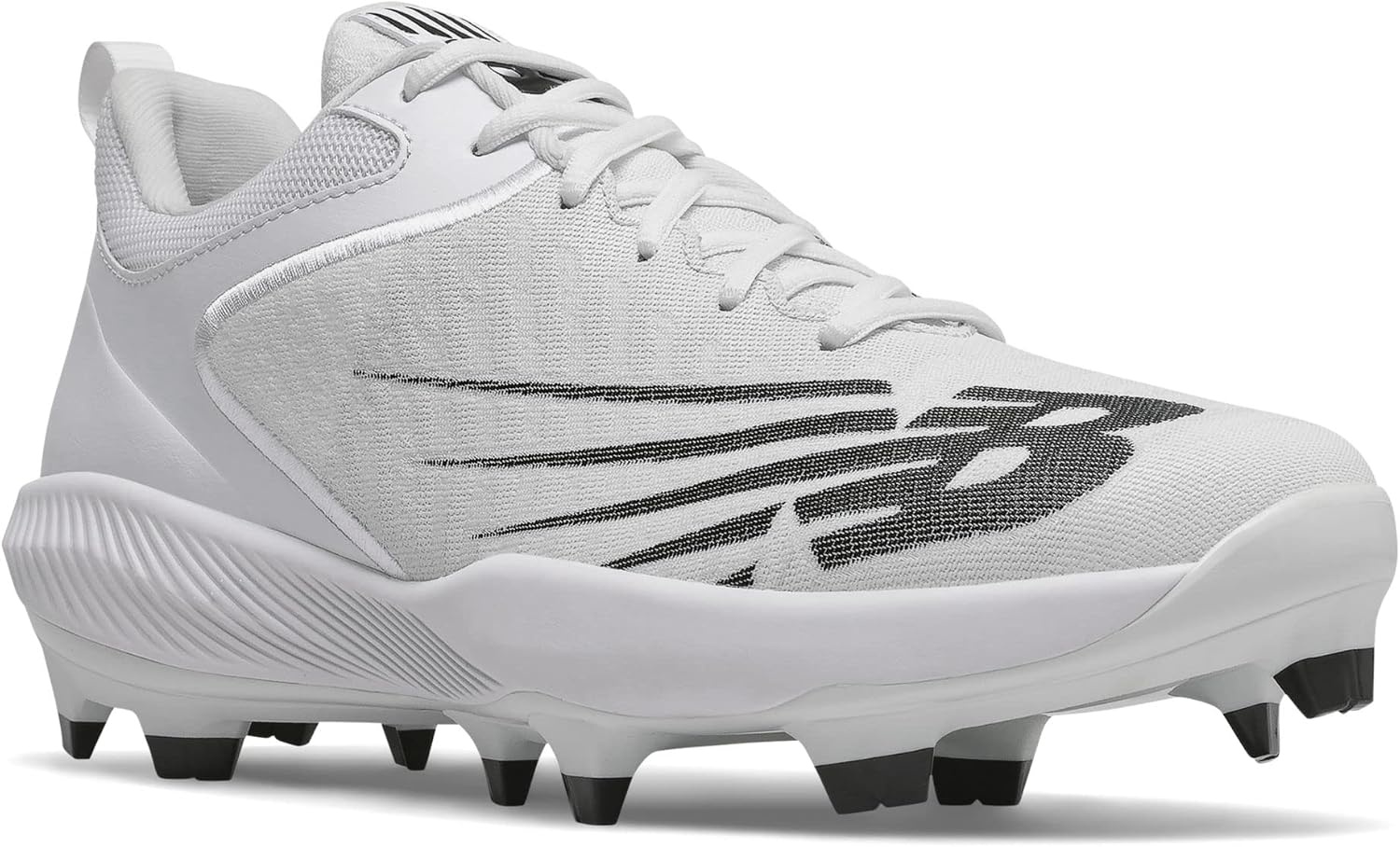 image:imageNew Balance Mens Fuelcell 4040 V6 Baseball CleatsWhiteBlack