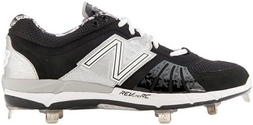 image:imageNew Balance Mens L3000V2 Metal Low Baseball CleatsBlacksilver