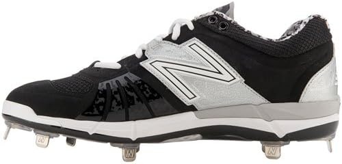 image:imageNew Balance Mens L3000V2 Metal Low Baseball CleatsBlacksilver